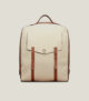 Elegant Canvas & Leather Laptop Backpack