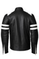 Genuine Leather Moto Racer Jacket - Image 2